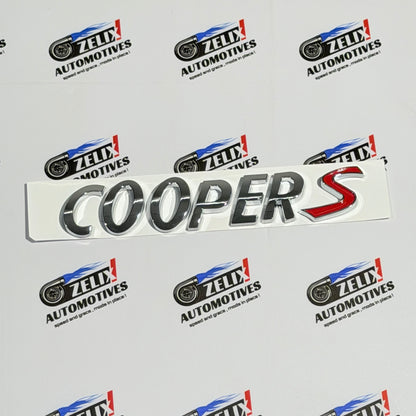 Mini Cooper-S Rear Emblem | Perfect Replacement Emblems in Two Colour Options