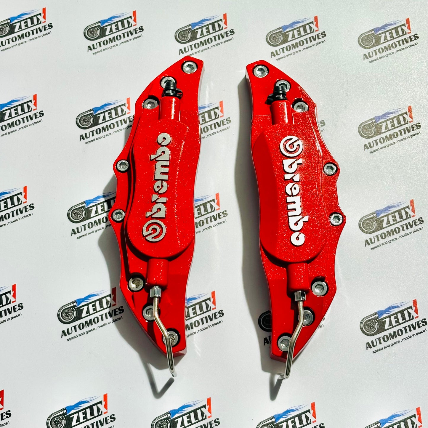 Brembo Aluminum Brake Caliper Protector Cover | Premium 2-Piece Set