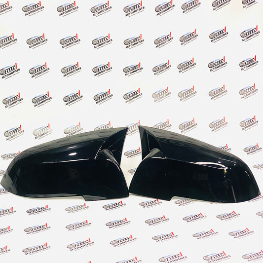 BMW F30 gloss black mirror caps with LED indicators