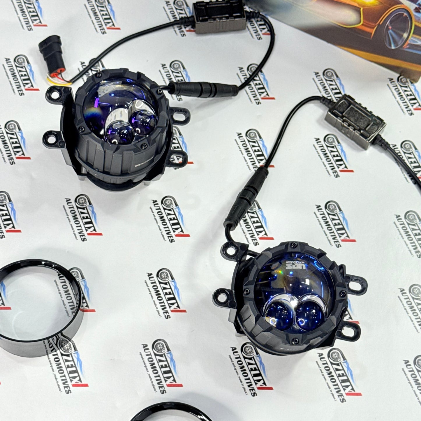 UPS Way Maker F75 Pro Bi-LED Projector Fog Lamp | Universal Aftermarket