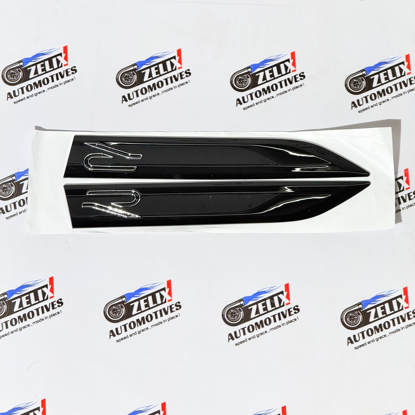VW R-Logo Fender Emblems Long-Design | Aftermarket OEM-Design in Multiple Colour Options