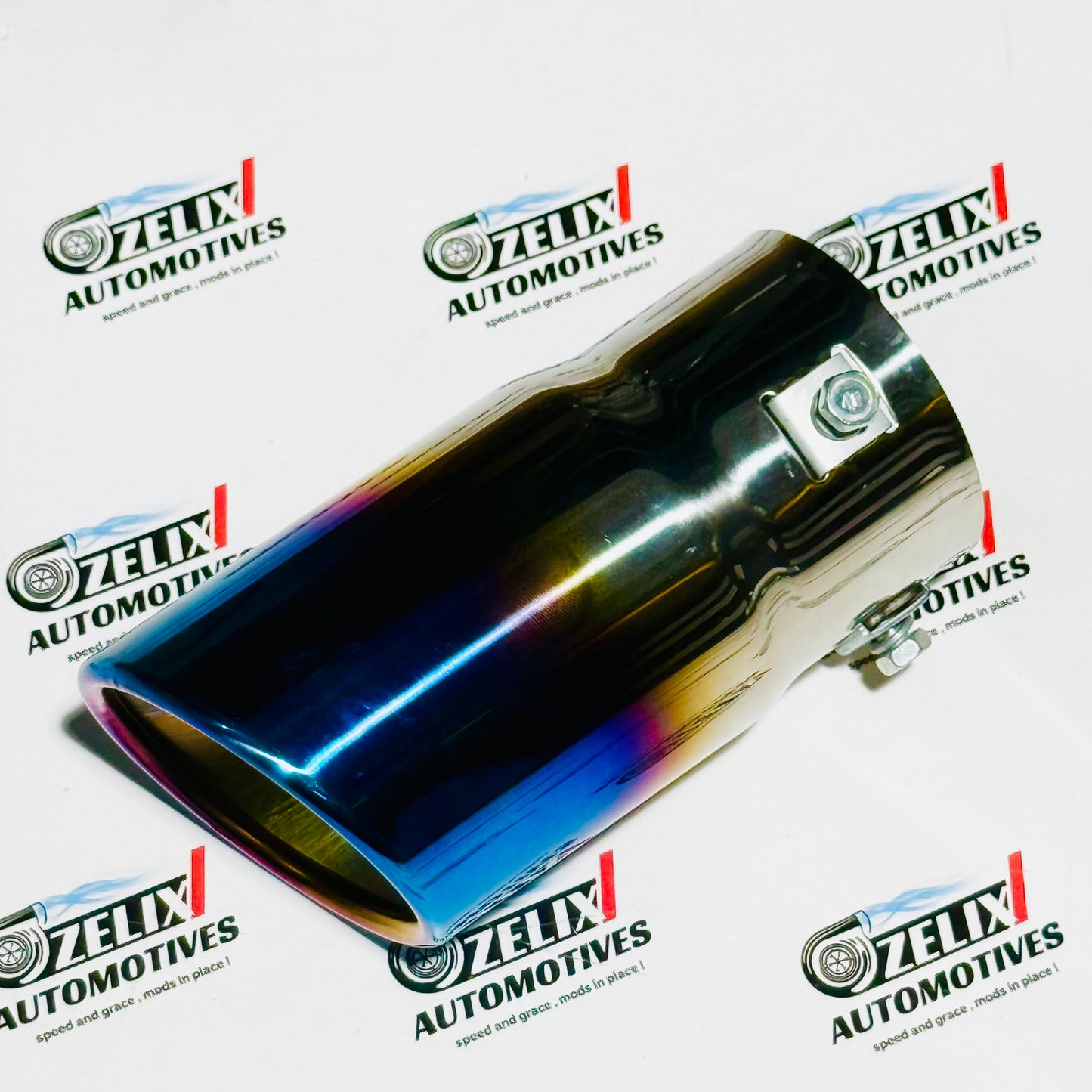 HKS Burnt Finish Single Exhaust Tip | Premium Tip (Round & Oval Outlet)