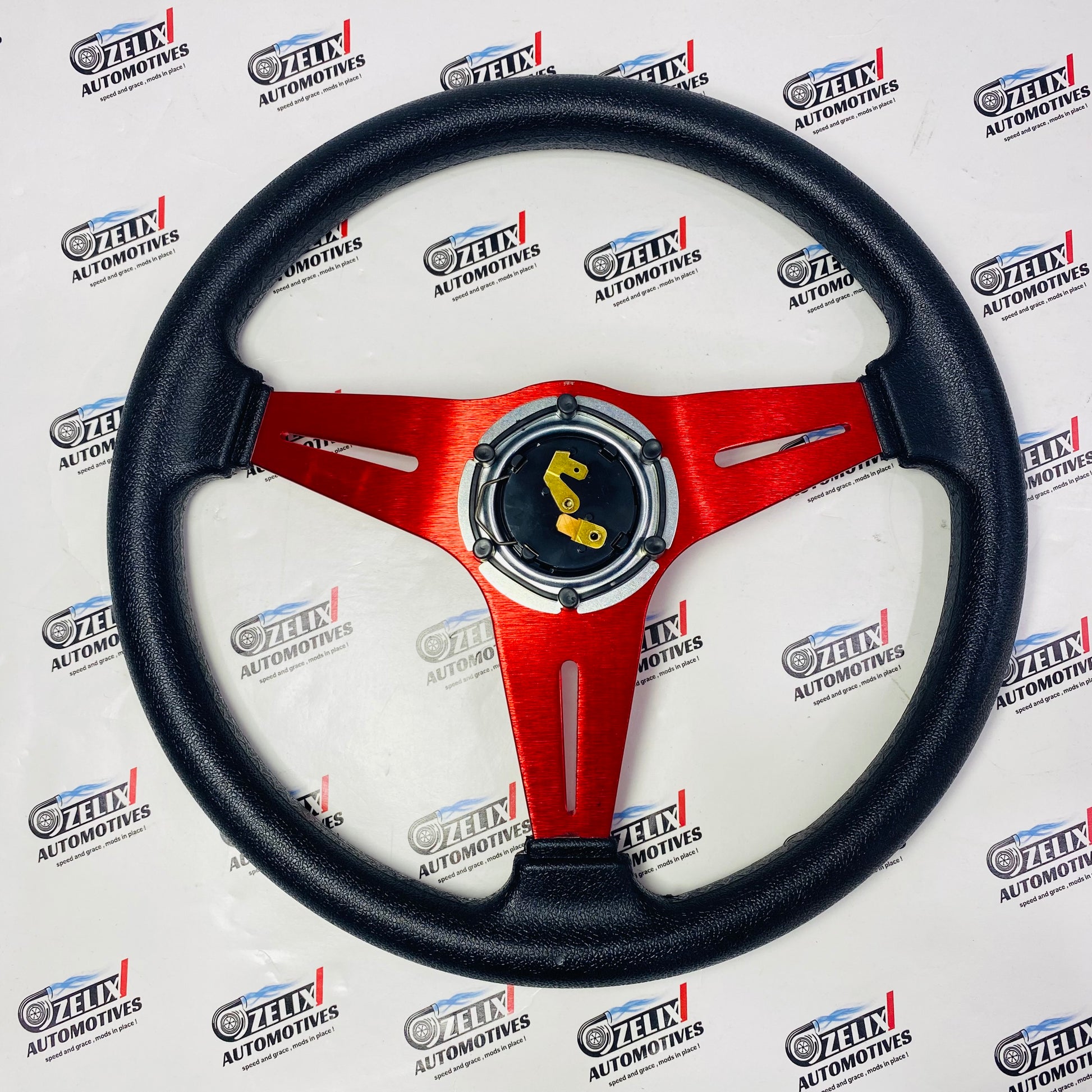 Red Sport Edition steering wheel with high quality build