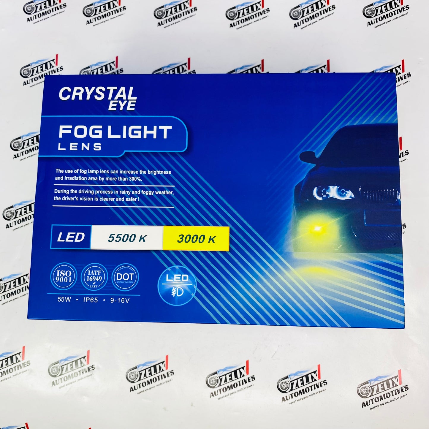 Powerful 55W Crystal Eye LED fog light 