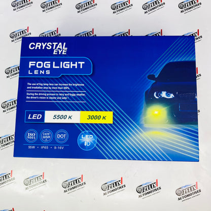 Powerful 55W Crystal Eye LED fog light 