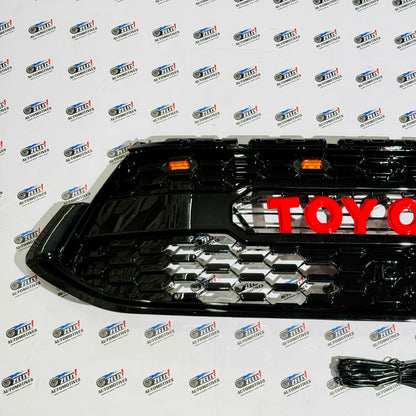Toyota Hycross GR-Sport Front Grille | With Grill Lights