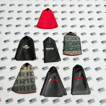Gear Shift Boot Cover Universal Fit for Most Manual Cars | Multiple Racing Style Variants