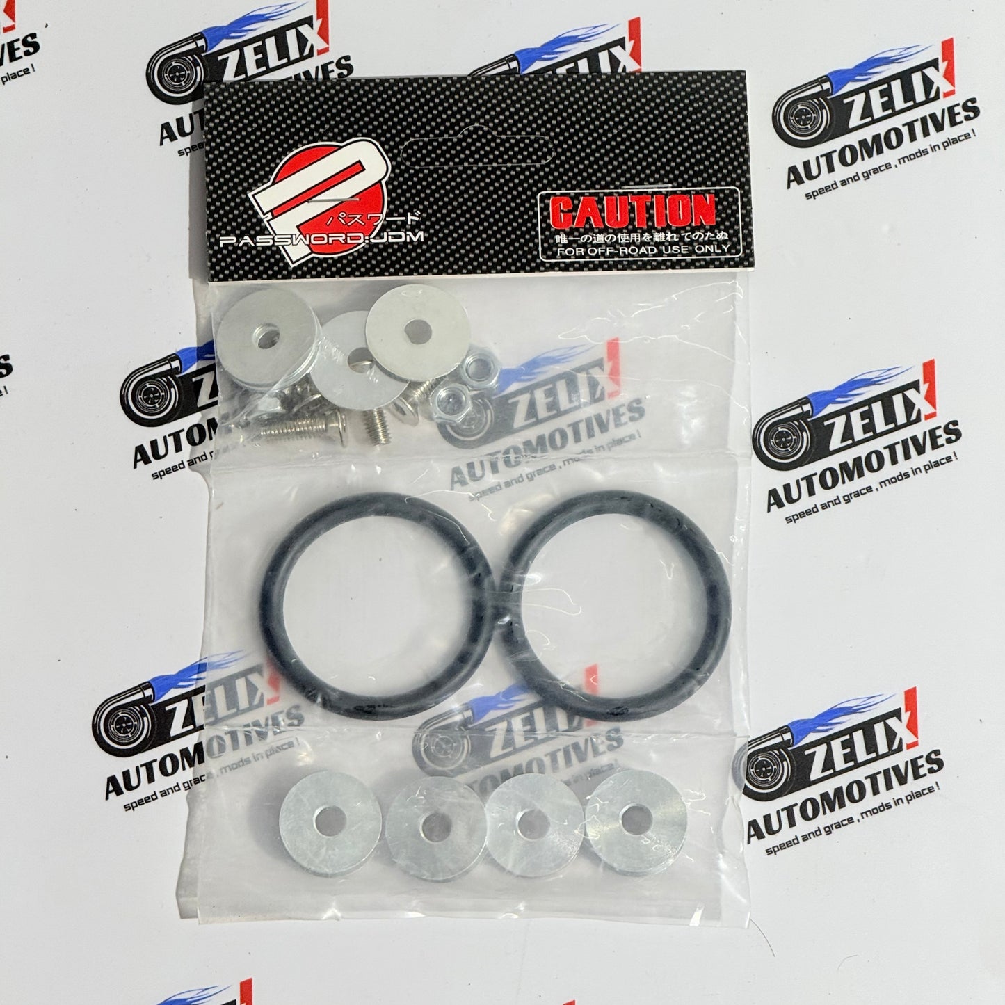 Quick Release Bumper Fasteners Kit | Universal Car Bumper & Trunk Mount