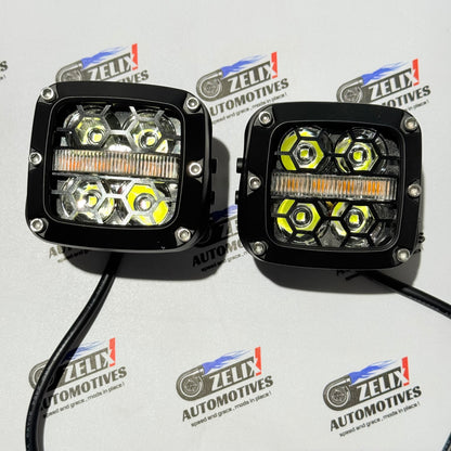 HJG Honeycomb Design 4-Lens Auxiliary Light | Premium Off-Rode Upgrade