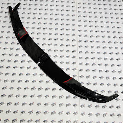 Front Bumper 2-Piece Splitter Compatible With BMW F30 3-Series