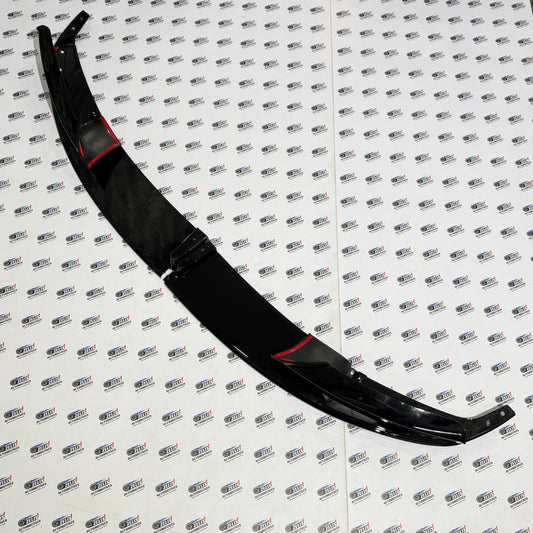 Front Bumper 2-Piece Splitter Compatible With BMW F30 3-Series