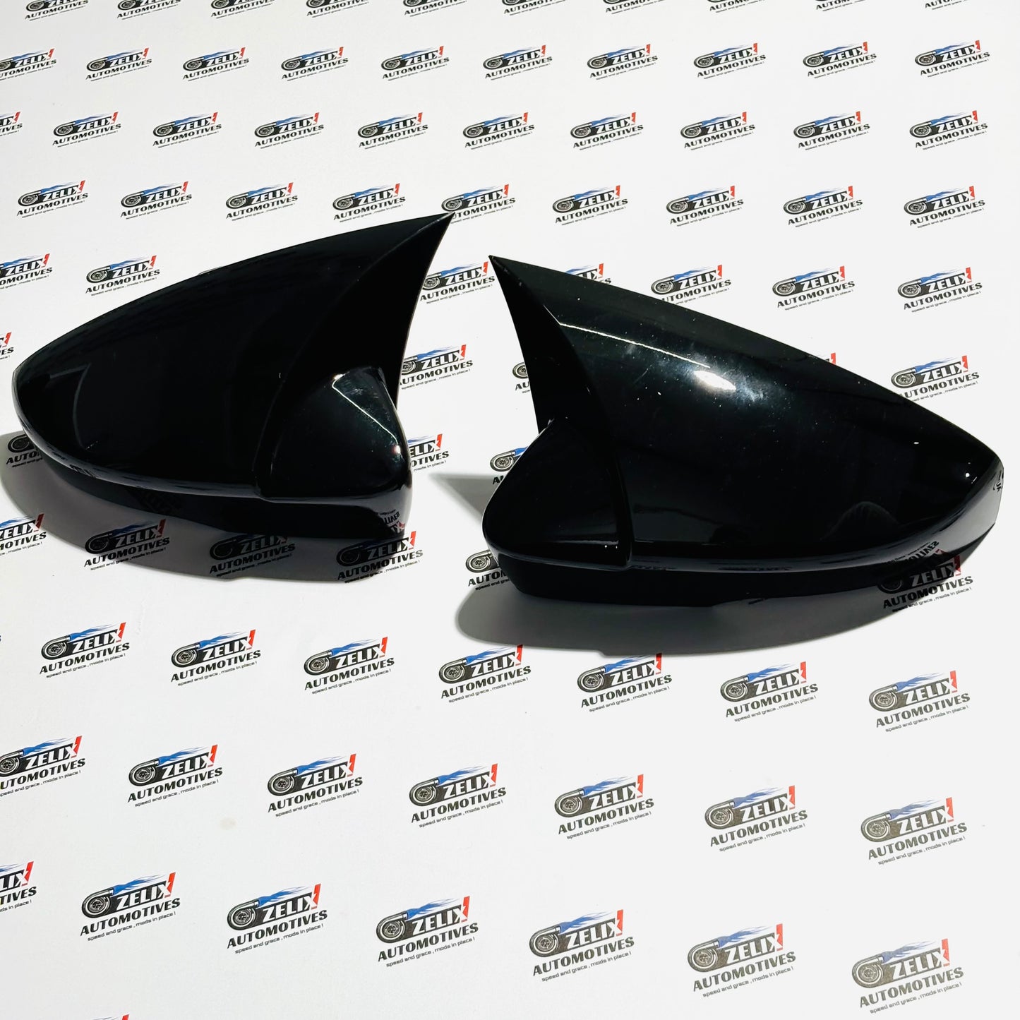 Skoda Octavia Gloss Black Mirror Covers | Premium Replacement Set | Fits 2013+ Models