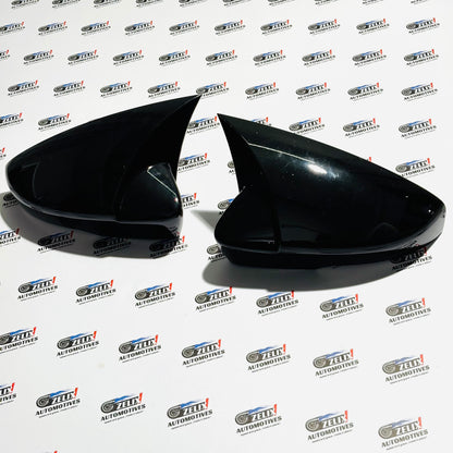 Skoda Octavia Gloss Black Mirror Covers | Premium Replacement Set | Fits 2013+ Models