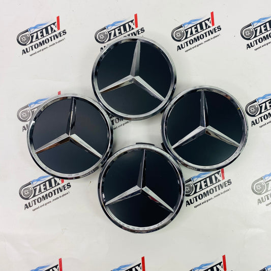 Aftermarket Mercedes wheel center caps set of 4 