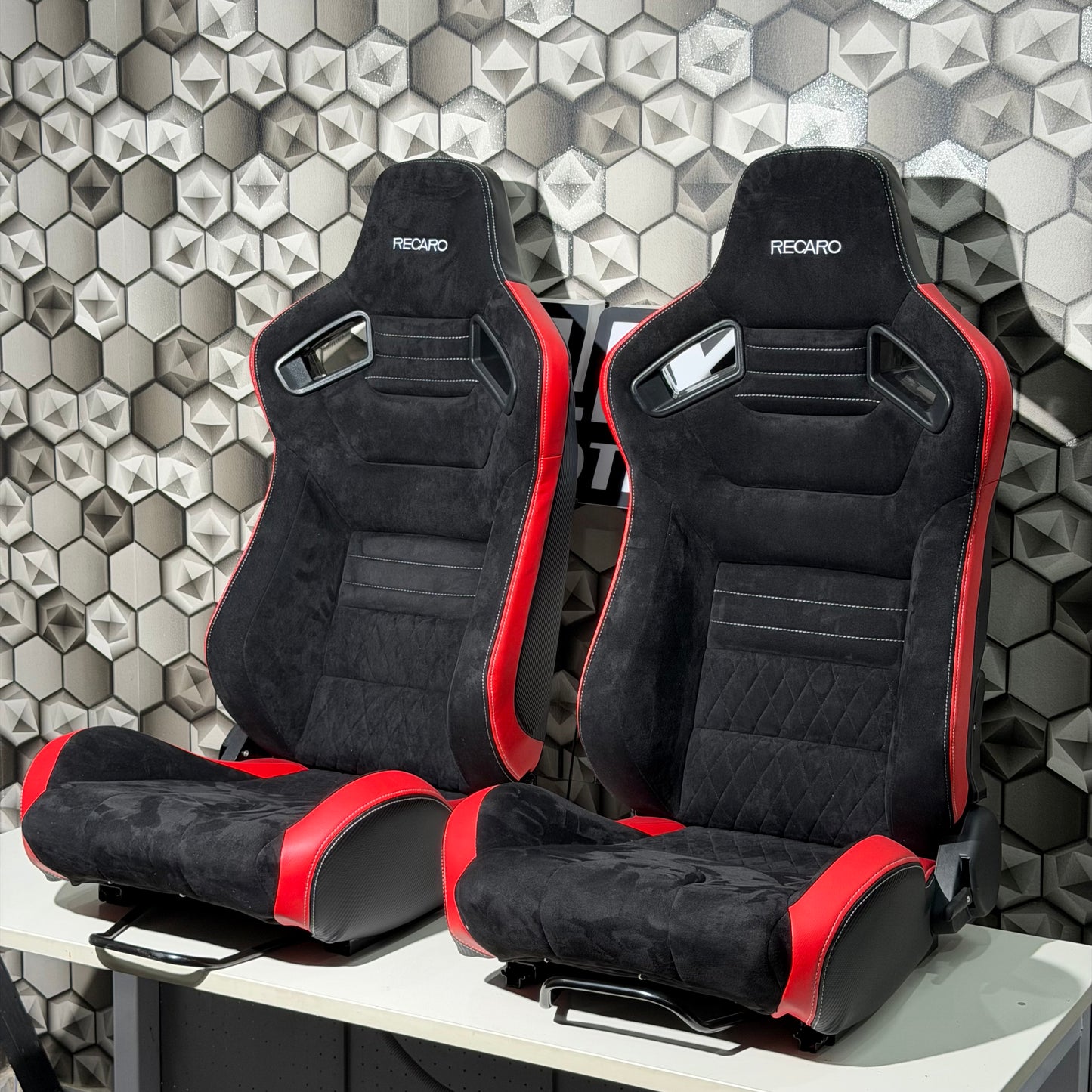 Recaro Racing Bucket Seats Premium Alcantara Finish | Performance Upgrade