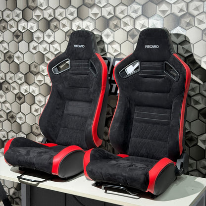 Recaro Racing Bucket Seats Premium Alcantara Finish | Performance Upgrade