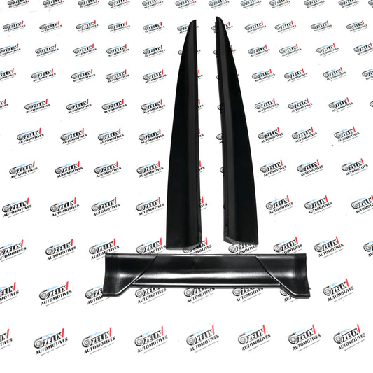 Universal Rubber Spoiler  Set of -3  | Available in Black & Carbon Finish