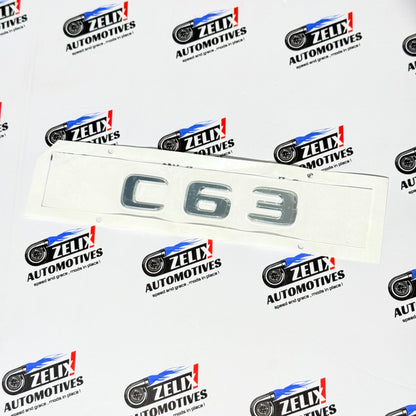 Mercedes-Benz Rear Trunk Letters For C63 E63 S63