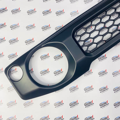 Aftermarket Jimny  front grille with cursive logo design 