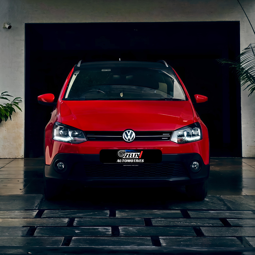VW Polo, Vento, Ameo GTI-Style Headlights | Red Accent Design