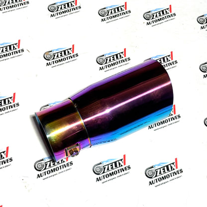 Titanium Rainbow Burnt Style Exhaust Tip – Universal Performance