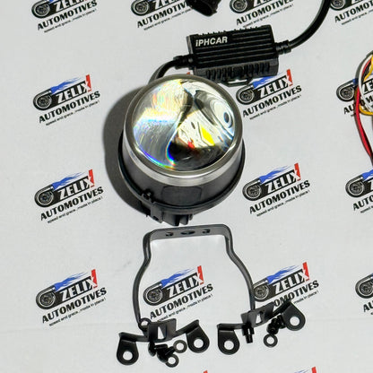 IPH-M617  Tri-Color Bi-LED Fog Lamps 3-Inch | High Visibility Upgrade Universal fit