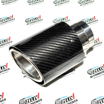 BORLA- CARBON FIBER Exhaust Tip – 64mm Inlet Universal Fit