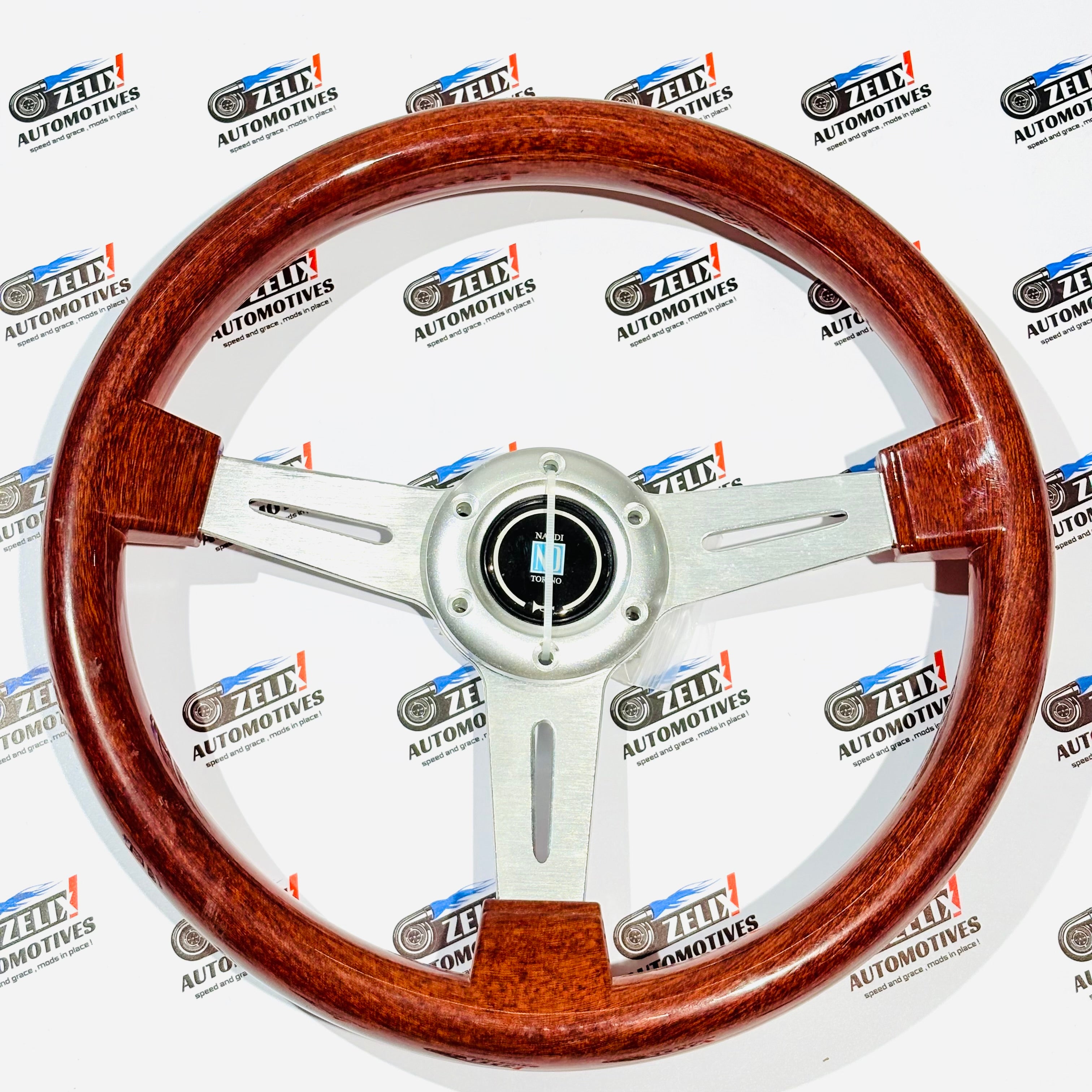 Nardi Wooden Finish Steering Wheel | Classic Woodgrain Design