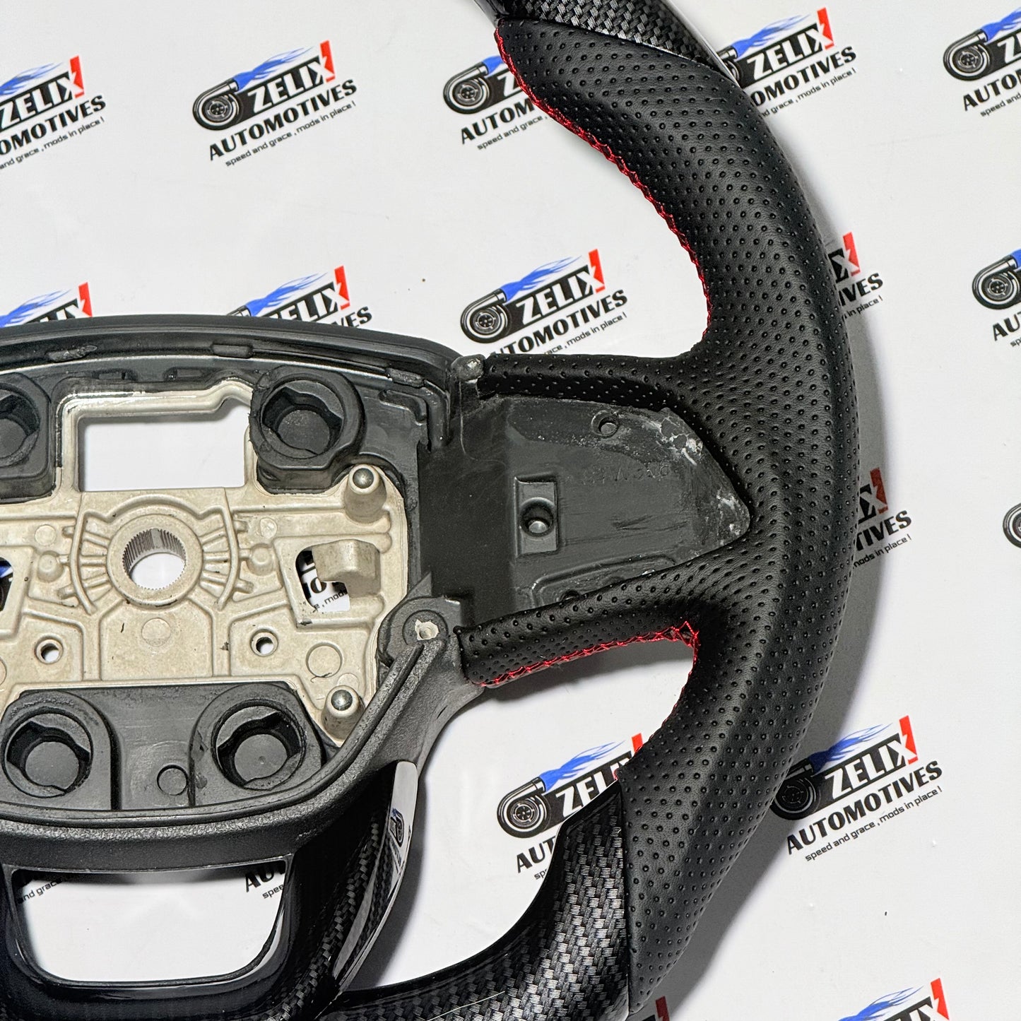 Mahindra Thar ROXX Carbon Finish Steering Wheel | Aftermarket Upgrade