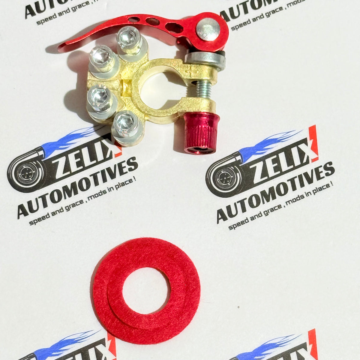 Car Battery Holder Clamp with Quick Release | Universal Fit