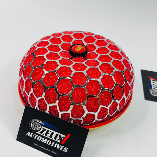 Mushroom Air Filter Red | Universal Aftermarket Air Intake Filter
