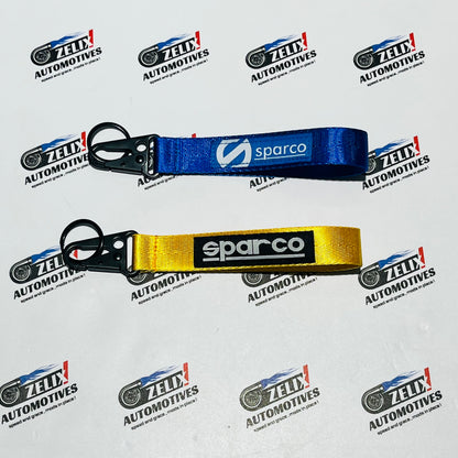 Sparco Keychain | Motorsport Edition Yellow/Blue Colour Options