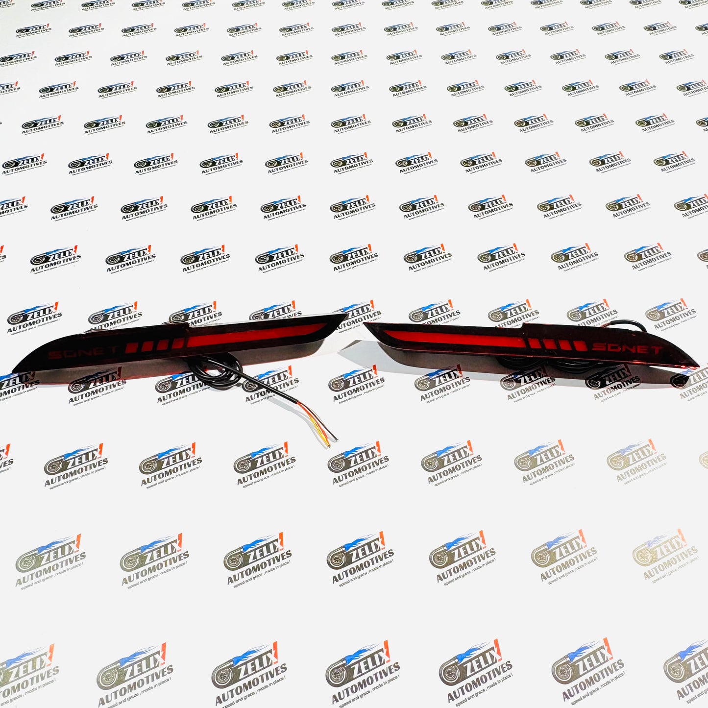 Kia Sonet LED Rear Reflector | Matrix-Style Brake & Tail Light