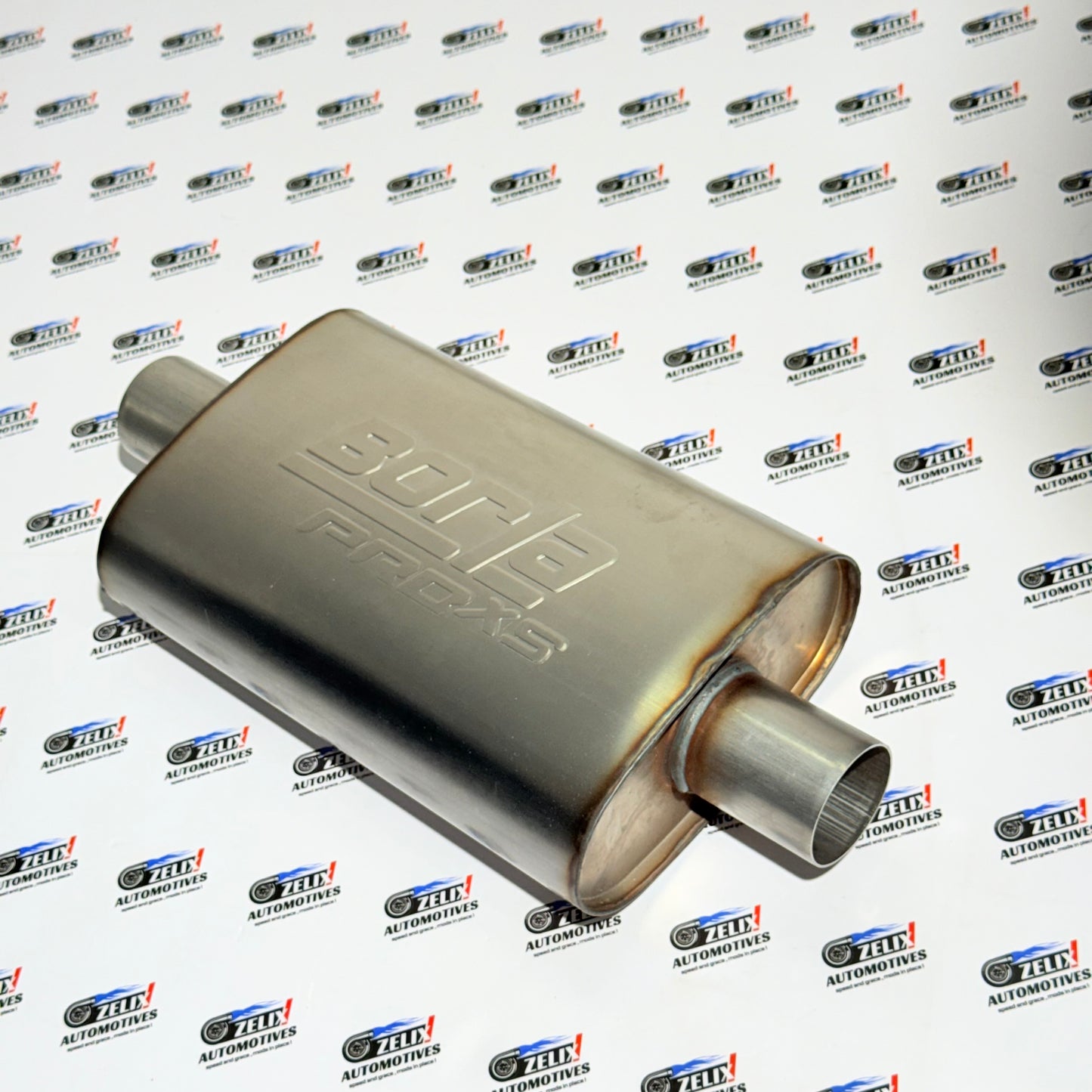 Borla ProXS Resonator | High-Performance Oval & Flat Stainless Steel Silencer