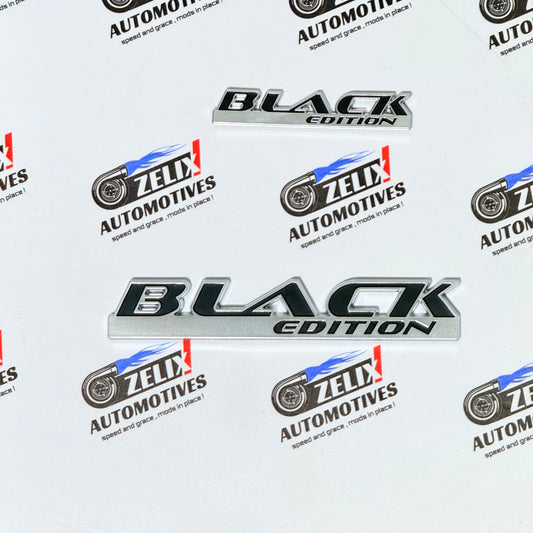 Black Edition Emblem Sticker | Perfect upgrade for cars with Blacked-out themes