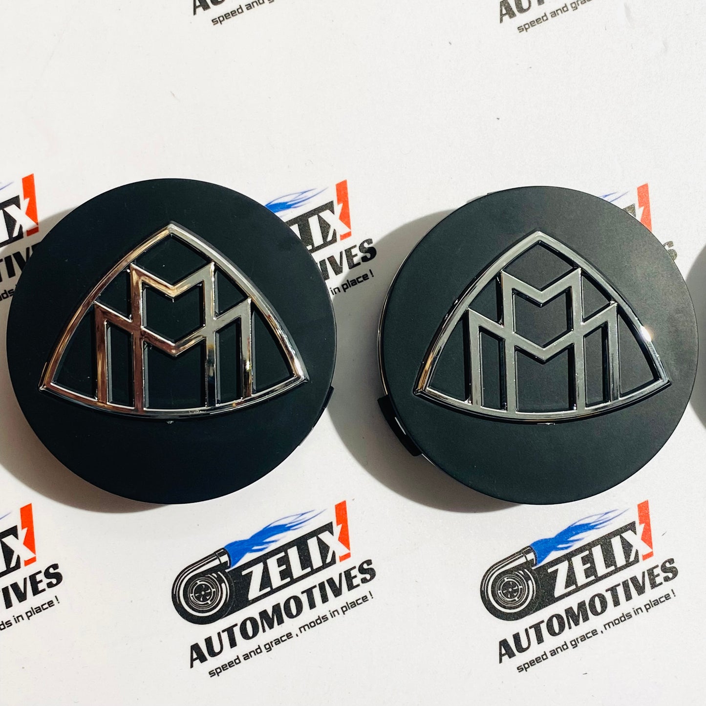 Mercedes-Maybach Complete Emblem Kit | Wheel Caps, Hood Logo & Fender Badges