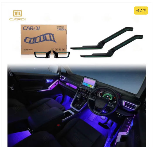CARDI K4 OEM Ambient Lights For Toyota Innova Hycross 2023 Onwards - 17 Pieces
