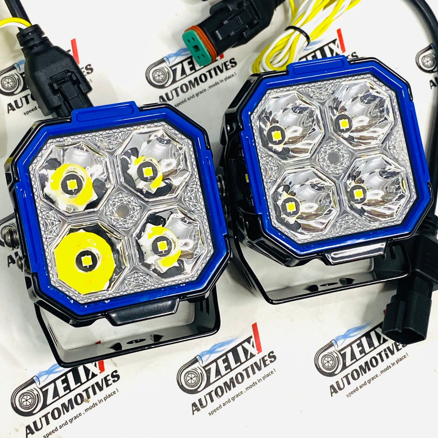 Universal Auxiliary LED Lights with Multi Ring 
