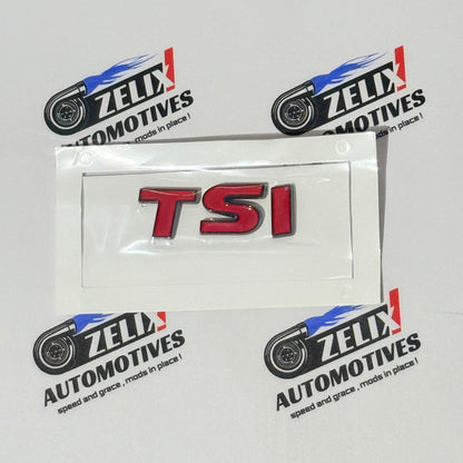 TSI Rear Emblem Sticker | OEM-Type Multiple Colour Options