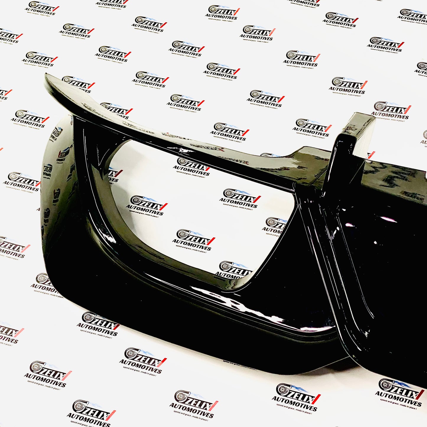 Aftermarket rear diffuser BMW 3 Series G20 in Premium Black 