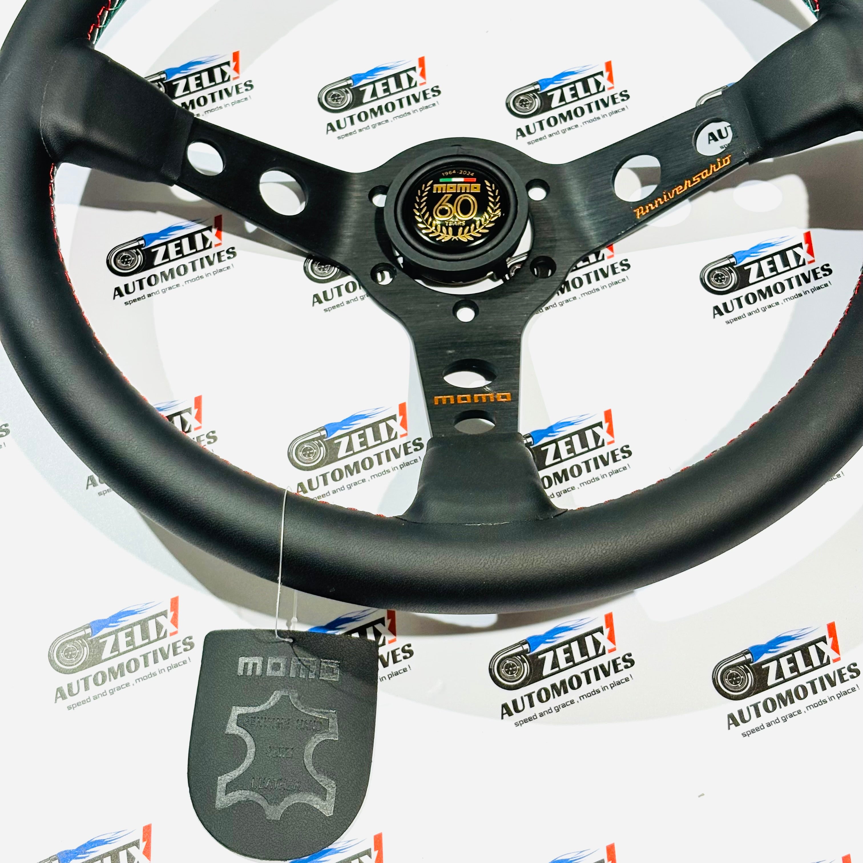 MOMO 60th Anniversary Edition Steering Wheel | Premium Black