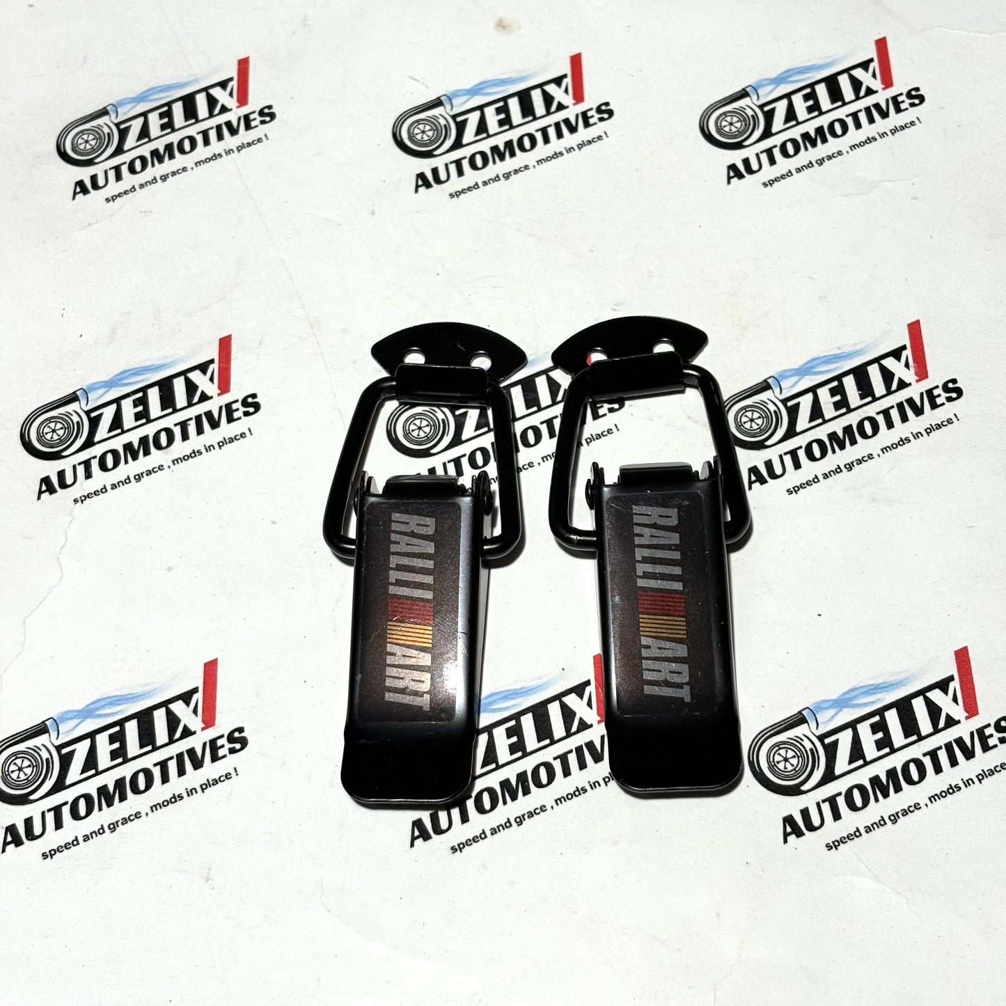 Universal  Bumper Clips | Premium Aluminium  Carbon Fiber and Burnt Finish