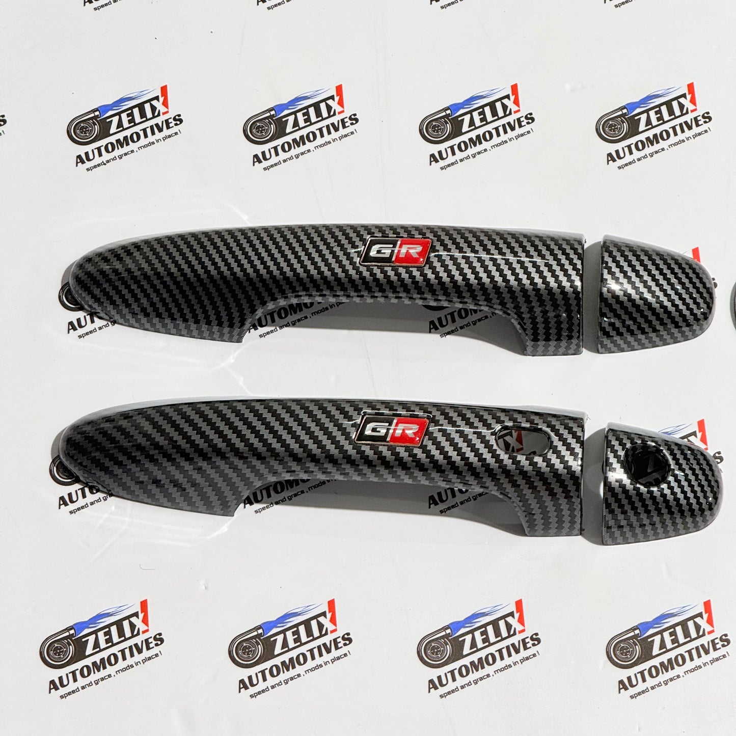 Toyota Fortuner and Hilux Door Handle Covers | Carbon Finish GR-Sport Finish