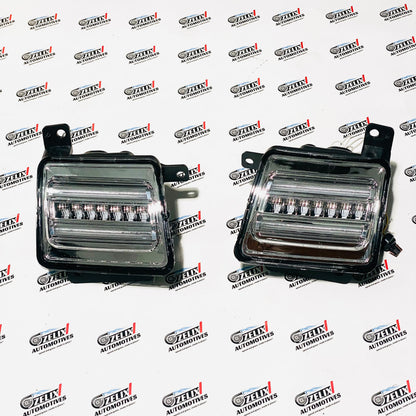 Mahindra Thar Clear Glass DRL | LED Daytime Running Lights (Set of 2)