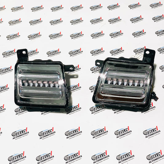 Mahindra Thar Clear Glass DRL | LED Daytime Running Lights (Set of 2)