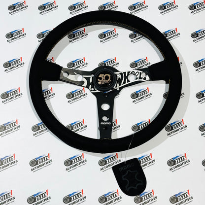 MOMO Hot Wheels Edition Steering Wheel | Premium (Leather/Alcantara) Finish