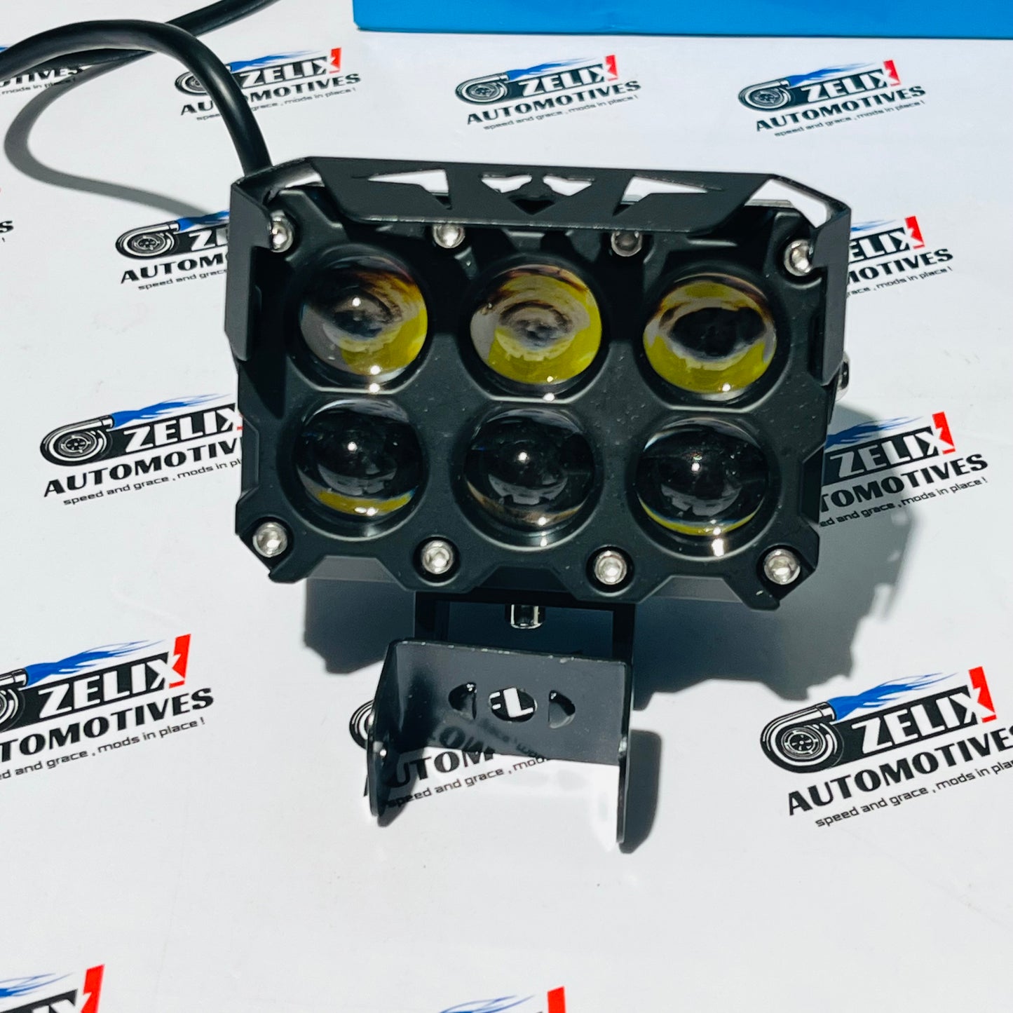 HJG 6-Lens Auxiliary Lights | Dual-Line 180W Mega Drive LED Set