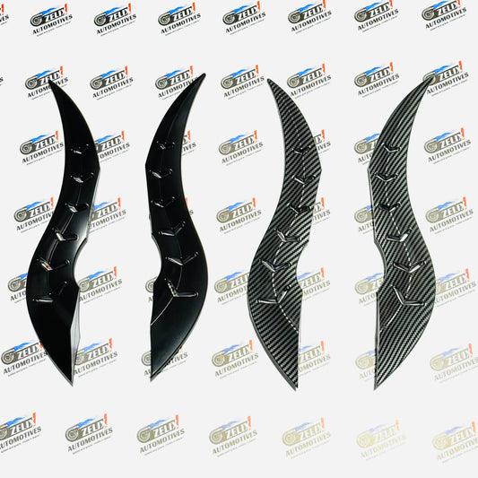 Dragon Horn Car Roof Decoration |  Gives Aggressive Look  2-Piece set | Universal Fit