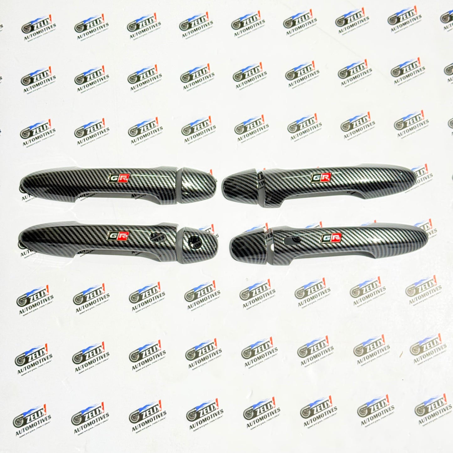 Toyota Fortuner and Hilux Door Handle Covers | Carbon Finish GR-Sport Finish