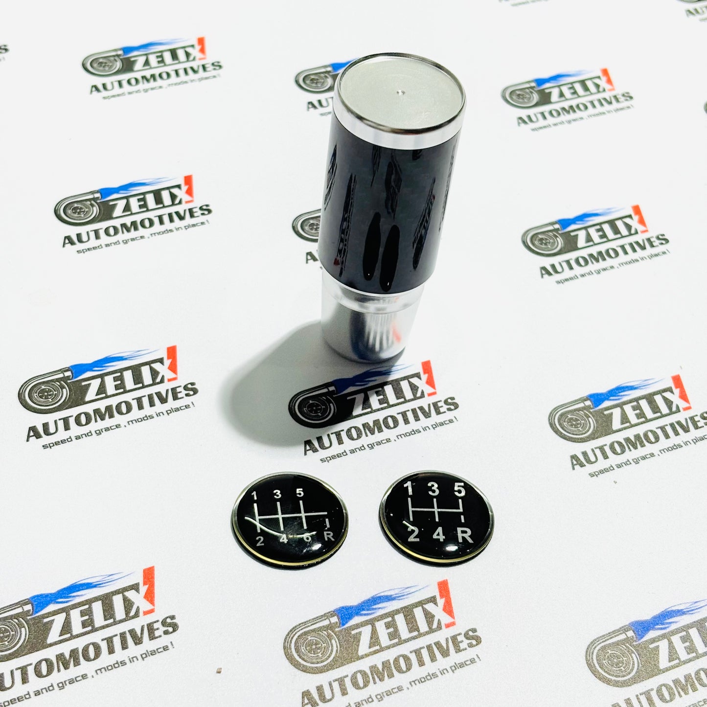 Racing Gear Knob Carbon Fiber Finish  | Sleek Aluminium Design